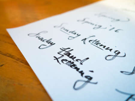 words, letters, lettering, paper, office, desk, creative, design
