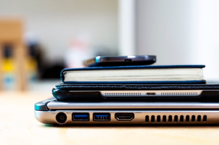 laptop, computer, ipad, tablet, technology, notebook, mobile, smartphone, objects, business, office,...
