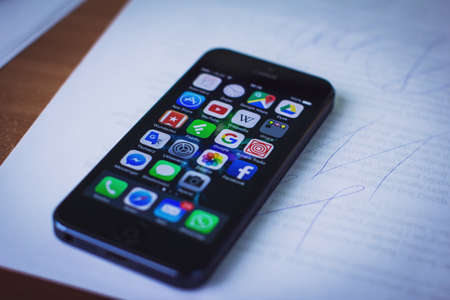 iphone, mobile, smartphone, cell phone, technology, business, office, desk, paper, work