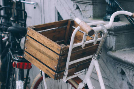 bikes, bicycles, basket, crate
