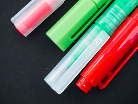 pens, highlighters, markers, stationary, business