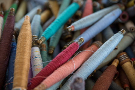 string, crafts, art, sewing, material, colours, colors