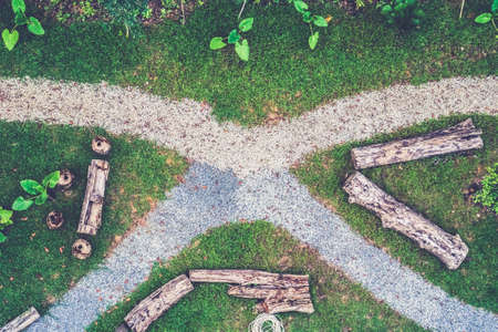 park, grass, wood, logs, nature, outdoors, leaves, plants