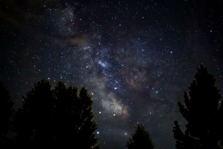 sky, stars, constellation, colors, space, galaxy, universe