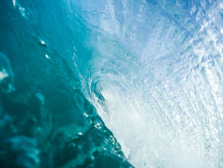 nature, water, ocean, sea, wave, tunnel, underwater, blue