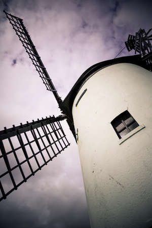 nature, sky, clouds, purple, windmill, lighthouse, windows, perspective