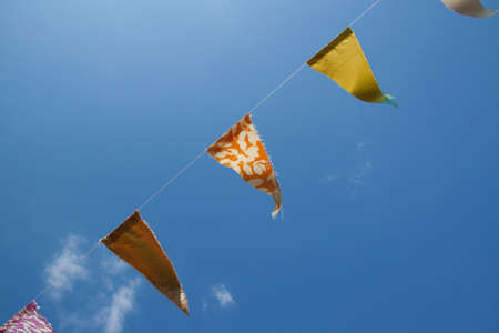 still, items, things, flags, flaglets, banderitas, colors, graphics, cloth, nature, sky, clouds