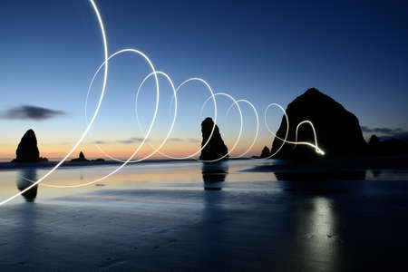 nature, coast, shore, beach, sand, rocks, islands, light, art, squiggles, swirls, water, ocean, sea,...