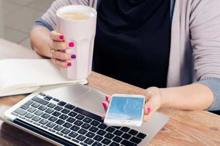girl, woman, people, smartphone, mobile, macbook, computer, laptop, business, office, technology,...