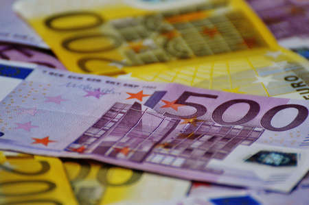 money, bills, notes, euros, finance, bank note, cash