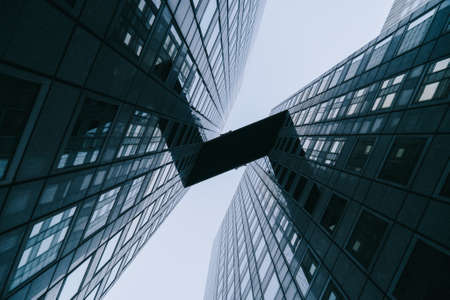 architecture, building, infrastructure, skyscraper, tower, path, bridge, sky