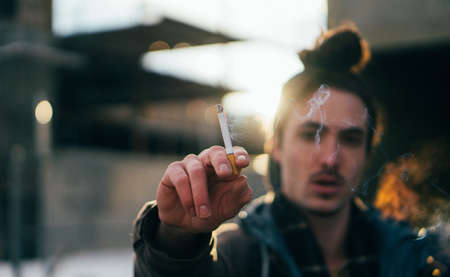 people, man, hand, cigarette, smoke, blur, smoking, guy