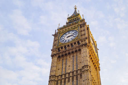 architecture, building, infrastructure, blue, sky, big ben, clock, time