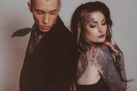 people, man, woman, girl, guy, skin, body, tattoo, art, makeup