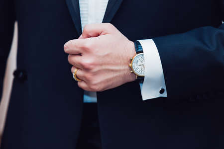 watch, people, man, fashion, tuxedo, formal, wedding, marriage, ring
