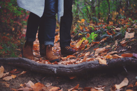 trek, travel, adventure, mountaineer, mountain, leaves, autumn, fall, shoes, fashion
