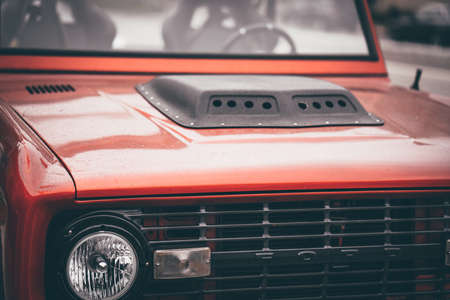 red, car, headlight, vehicle, travel