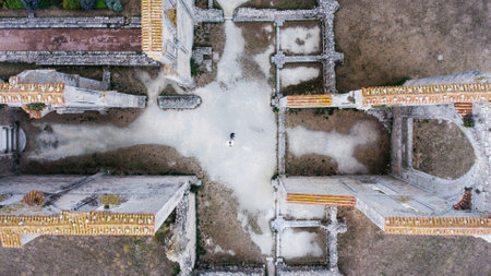 aerial, view, architecture, building, people, couple, wedding, bride, groom, man, girl