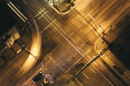 street, road, city car, vehicle, travel, night, lights