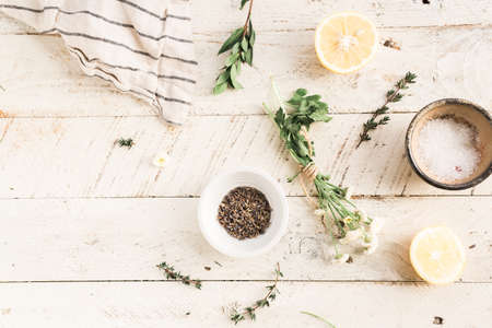 green, leaf, plant, nature, lemon,  fruit, flower, wooden, table