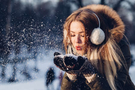 people, woman, cold, weather, snow, fur, jacket, fashion, beauty, winter