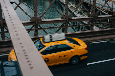 car, vehicle, taxi, transportation, road, bridge, architecture, structure, infrastructure