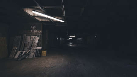 dark, night, urban, street, light