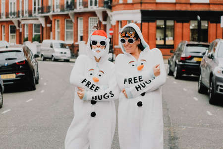 free, hug, people, woman, shades, onesie, costume, cause, olaf, frozen, animation, disney, urban,...