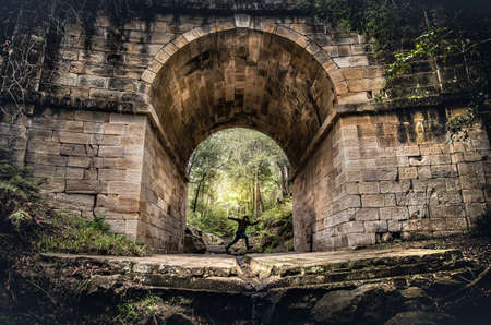 architecture, building, historic, site, arch, nature, outdoor, travel, trip, view, green, trees,...