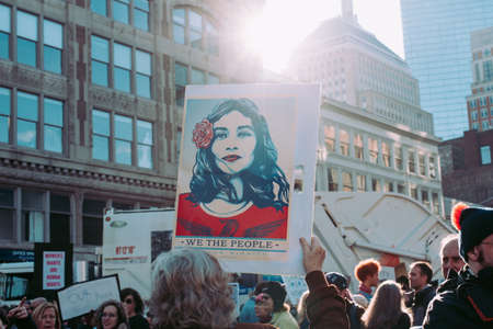 rally, protest, people, street, road, men, walking, peace, buildings, city, picture