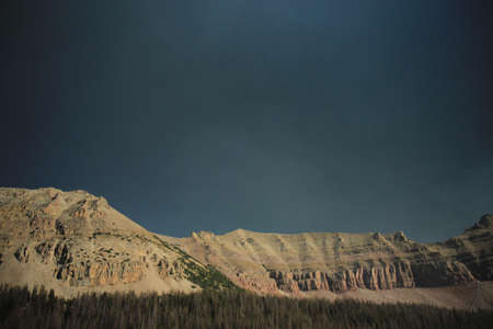 nature, landscape, mountain, trees, dark, night, travel, adventure