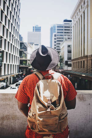 people, man, bag, hat, black, architecture, building, structure, establishment, urban, city, sunny,...