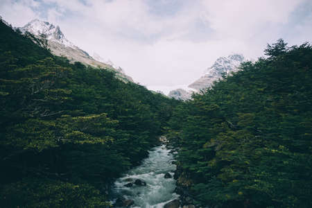 nature, landscape, mountain, clouds, sky, travel, adventure, trek, trees, woods, forest