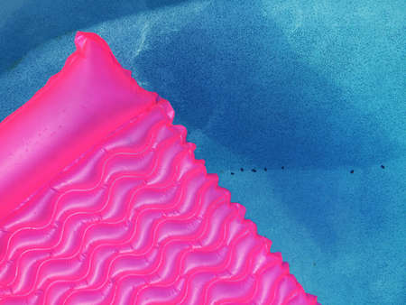swim, pool, bed, blue, life buoy, vacation