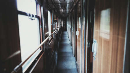 hallway, train, trip, travel, doors, windows, steel, glass, wooden, transportation