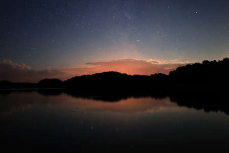 lake, water, 	mountain, valley, liquid, sky, clouds, space, stars, shooting star, night, dark,...