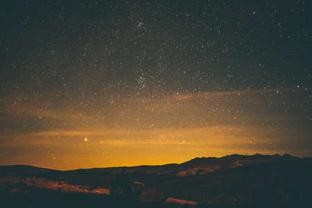 nature, landscape, mountain, clouds, sky, travel, adventure, trek, star, galaxy, constellation,...