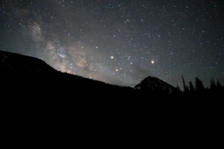 dark, night, travel, adventure, mountain, trees, stars, stargazing, astrophotography