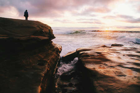 nature, landscape, water, ocean, sea, beach, clouds, sky, travel, adventure, vacation, sunset,...