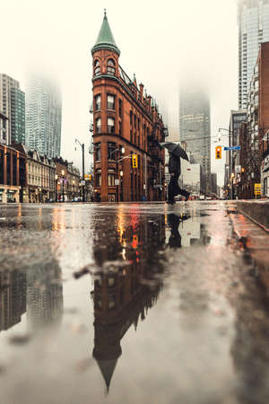 water, rain, raindrop, road, wet, reflection, pedestrian, stoplight, street, urban, people, man,...