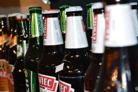 bottle, beverage, drink, display, bar, blur, bokeh, alcohol