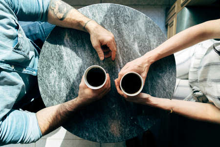 people, couple, man, woman, black, coffee, espresso, table, dating