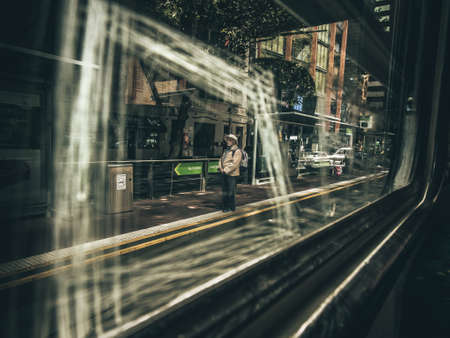 people, old, man, waiting, train, station, city, building, travel