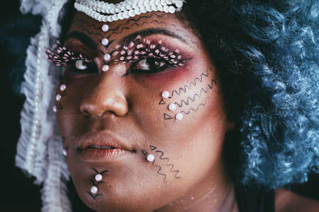 people, woman, makeup, art, face
