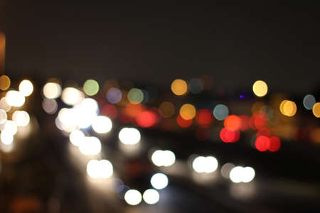 dark, night, bokeh, lights
