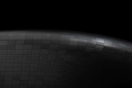 black, curves, lines, dark, architecture, design, art