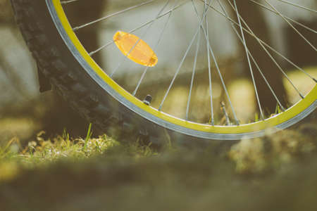 wheel, bike, bicycle, outdoor, travel, grass, blur