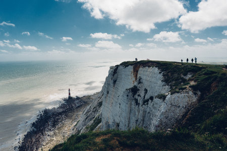 nature, landscape, mountain, people, water, ocean, sea, beach, clouds, sky, travel, adventure