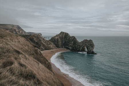 nature, landscape, highland, water, ocean, sea, waves, current, beach, sand, clouds, sky,  travel,...