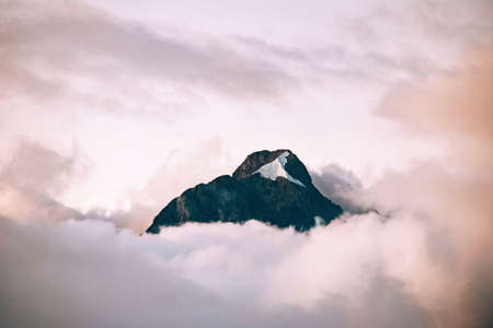 nature, landscape, mountain, travel, adventure, trek, hike, climb, aerial, clouds, sky
